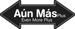 AÚN MÁS PLUS EVEN MORE PLUS logo