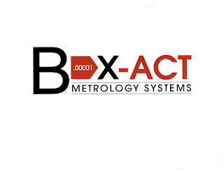 B .0001 X-ACT METROLOGY SYSTEMS logo