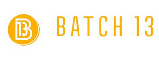 B 13 BATCH 13 logo
