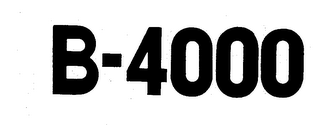 B-4000 logo