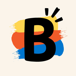 B logo