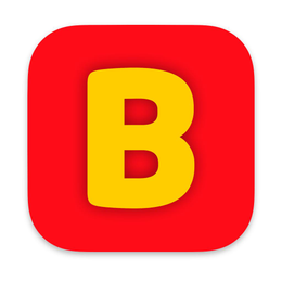 B logo