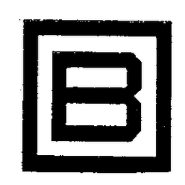B logo