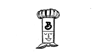 B logo