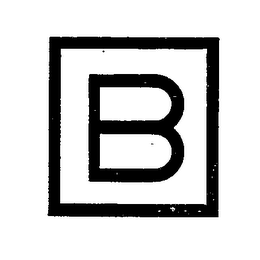 B logo
