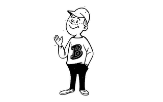 B logo