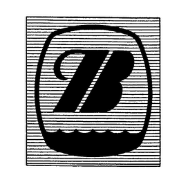 B logo