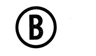 B logo