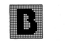 B logo