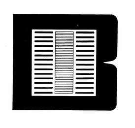 "B" logo