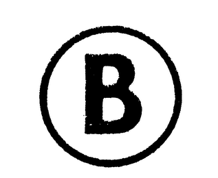 B logo