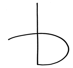 B logo