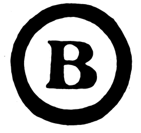 B logo