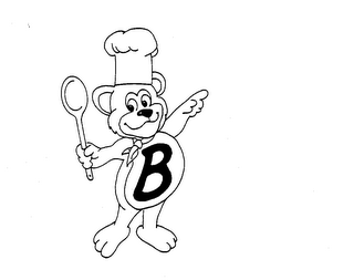 B logo