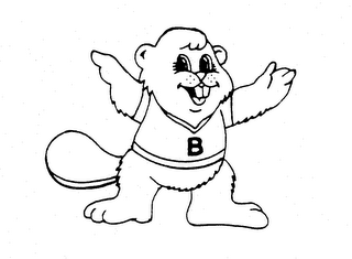 B logo
