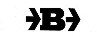 B logo