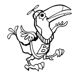 B logo