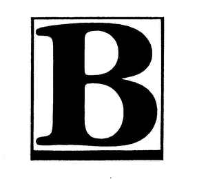 B logo