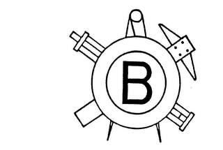 B logo