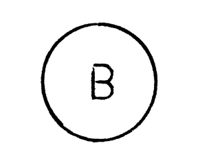 B logo