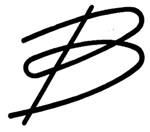 B logo