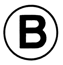B logo