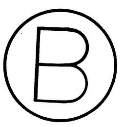 B logo