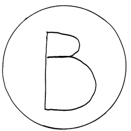 B logo