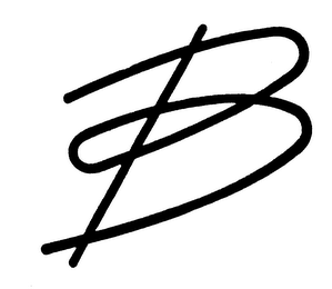 B logo
