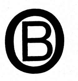 B logo