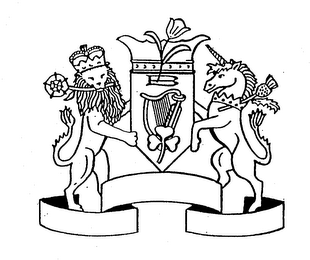 B logo