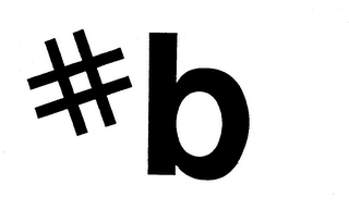 #B logo