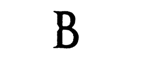 B logo