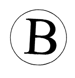B logo