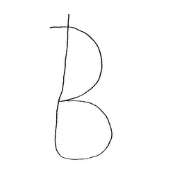 B logo