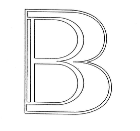 B logo