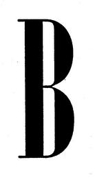 B logo