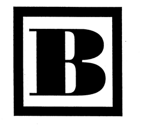 B logo