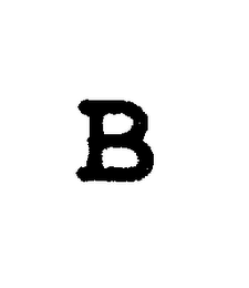 B logo