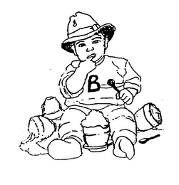 B logo