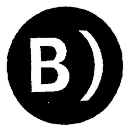 B logo