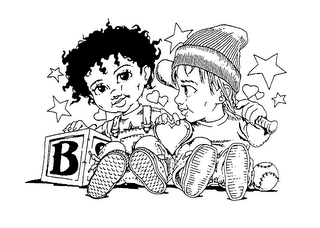 B logo