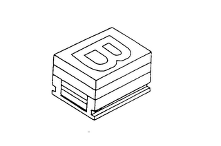 B logo