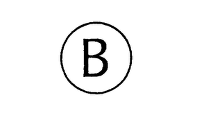 B logo