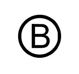B logo