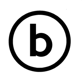 B logo
