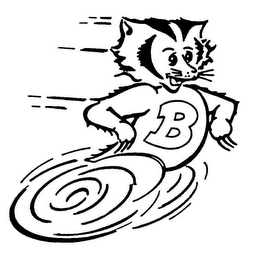 B logo