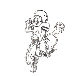B logo