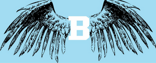 B logo