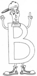 B logo